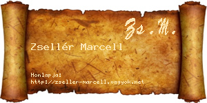 Zsellér Marcell névjegykártya