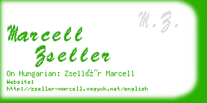 marcell zseller business card